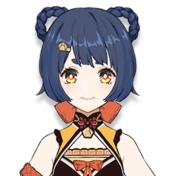 Xiangling character artwork